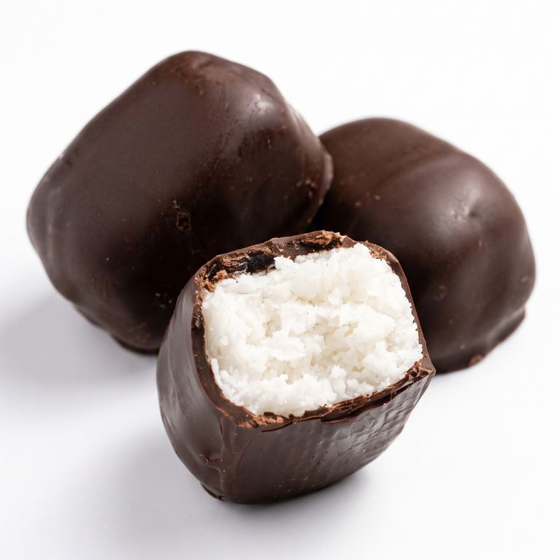 Bombom de coco Mombee coberto com chocolate